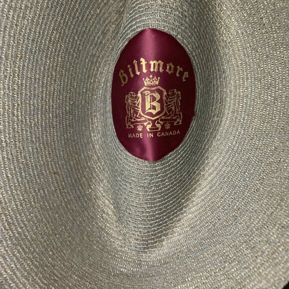 Biltmore Milan Men's Classic Straw Fedora Made in Canada - Picture 9 of 9
